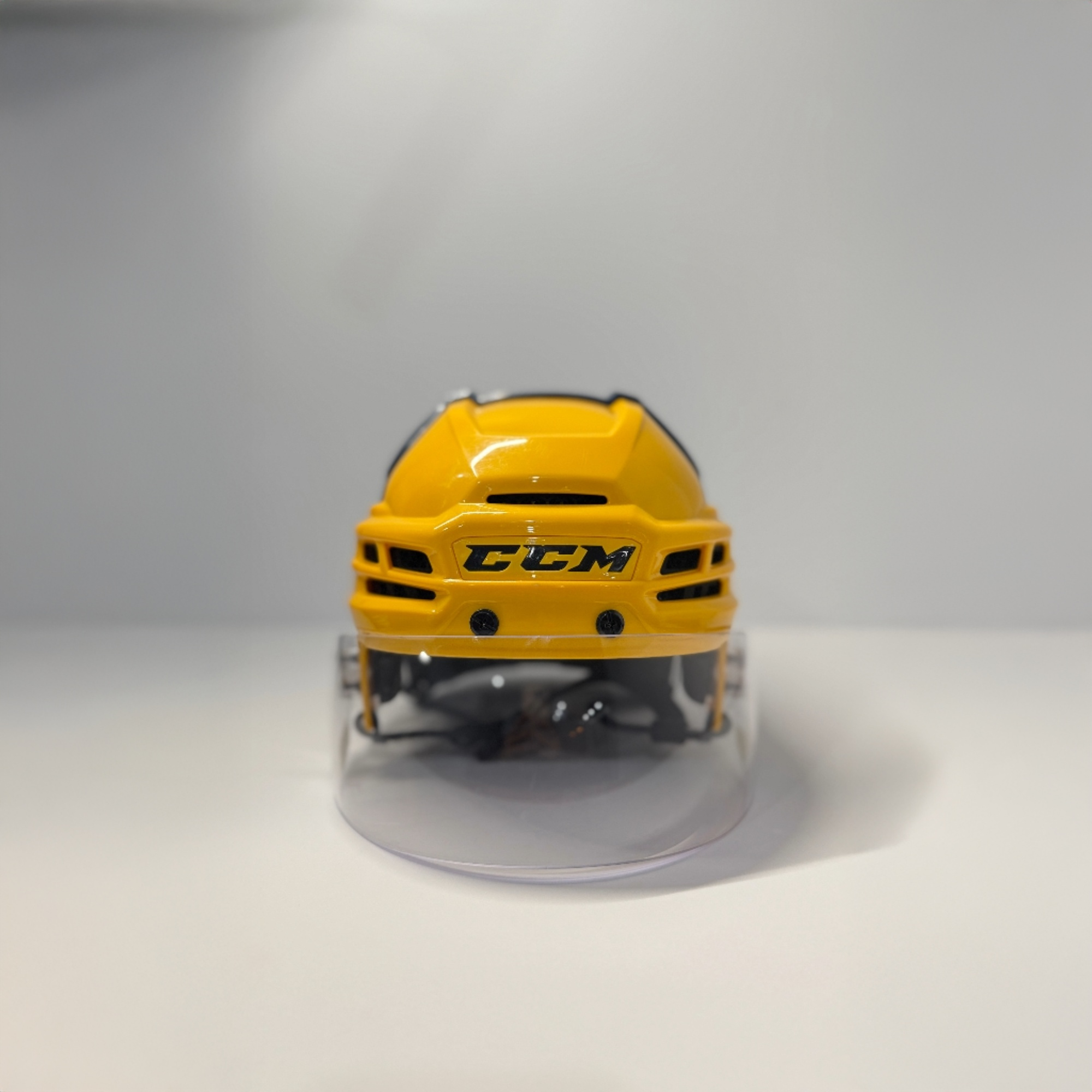 CCM TACKS X BLUE NAVY & YELLOW SMALL  (USED)